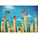 Magnolia - Puzzle Dancing Town - 1 000 piese