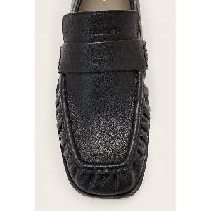 AllSaints лоуфъри дамски от кожа Julie Loafer (W011FF.BLK)
