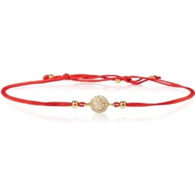 Couple Kabbalah žluté zlato se zirkony 1642220-0-0-1