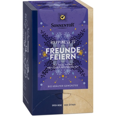SONNENTOR Био чай „Празнуване с приятели (двойни пакетчета) - 27 г