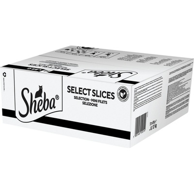 Sheba Select Slices kachna kuře drůbež krůta v omáčce 72 x 85 g