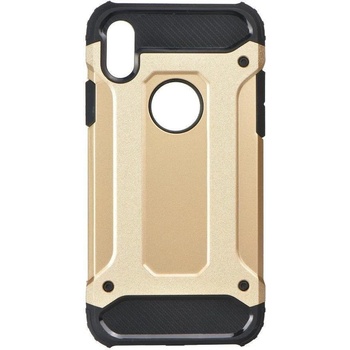 Forcell Противоударен Хибриден Калъф за iPhone XS/X, FORCELL Armor Case, Златист (5901737887917)