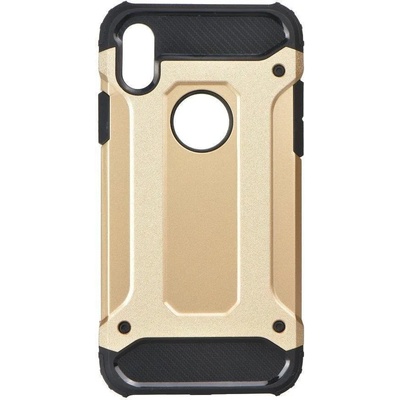 Forcell Противоударен Хибриден Калъф за iPhone XS/X, Forcell Armor Case, Златист (5901737887917)