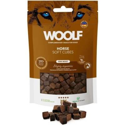 Woolf Dog Soft Cubes Horse 100 g