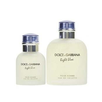 Dolce&Gabbana Light Blue подаръчен комплект за мъже Размер EDT 125 ml + EDT 40 ml