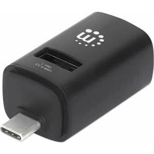 Manhattan Hub USB Adapter USB 3.2 Gen1 Type-C to 1x USB-A 3.0, 2x USB-A 2.0 Passive