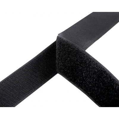Stoklasa Suchý zip háček + plyš 740601 černý, šířka 3,8cm (v metráži)