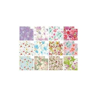Darčekový baliaci papier Fiori 2 x 0,7 m, mix motívov
