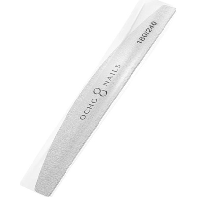 Ocho Nails Tenký pilník na nechty Crescent slim file 180/240 1 ks