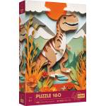 Trefl - Puzzle Paper Art: Dinosaur - 160 piese