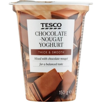 Tesco Jogurt čokoládovo nugátový 150 g