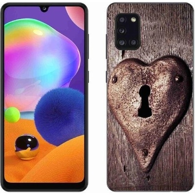 Pouzdro mmCase Gelové Samsung Galaxy A31 - zámek ve tvaru srdce – Hledejceny.cz