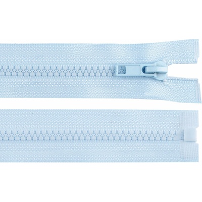 Zip kostěný dělitelný No 5 - bundový barva 185 modrá pomněnková délka 50 cm
