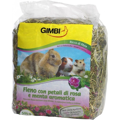 Gimbi Krmné seno s růží 0,5 kg