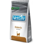 Farmina Vet Life Diabetic - пълноценна диетична храна за котки за регулиране на вноса на глюкоза при захарен диабет (Diabetes mellitus); намаляване на наднормено тегло - 0, 4 кг, Италия - PVT004005S