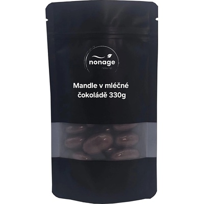NONAGE Mandle v mliečnej čokoláde 330 g