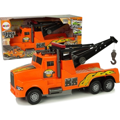 LEAN TOYS Odťahové autooranžové 1:10