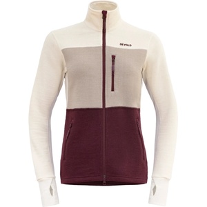 Devold Дамско вълнено яке Devold Women's Thermo Wool Jacket - Port / Raw White / Stone (105-3678-0313)