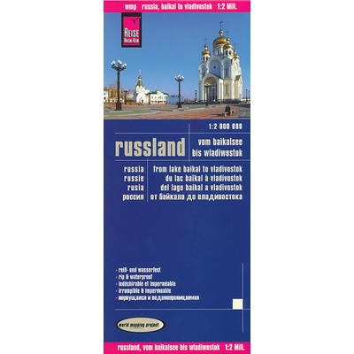 Reise Know-How Verlag mapa Russia 1:2 mil. Baikal to Vladivostok voděodolná