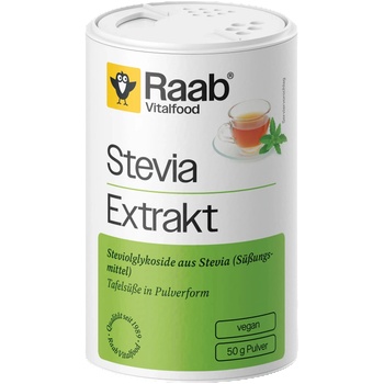 Raab Vitalfood GmbH Премиум екстракт от стевия - 50 г