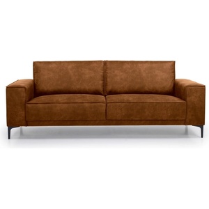 Scandic Светлокафяв диван от изкуствена кожа 224 см Copenhagen - Scandic (14357SN 24 COGNAC)