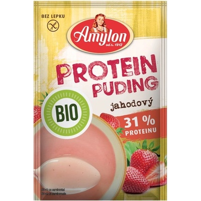 Amylon BIO Pudink protein 35% jahodový 45 g