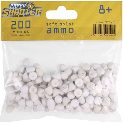 Gonher Пълнител Gonher Paper Shooter - Хартиени топчета, 200 броя (970/0)