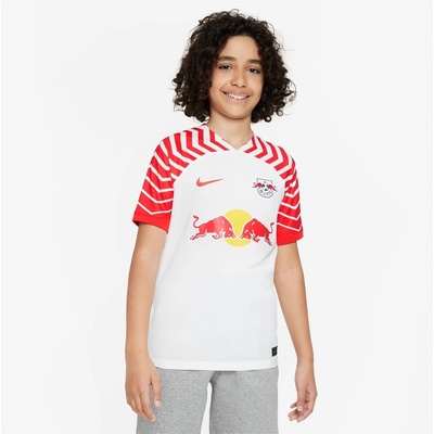 Nike Юношеска футболна фланелка Nike RB Leipzig Home Shirt 2023 2024 Juniors - White