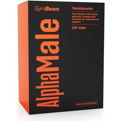 GymBeam AlphaMale TestoBooster kapsle prostata potence vitalita 120 kapslí – Zbozi.Blesk.cz