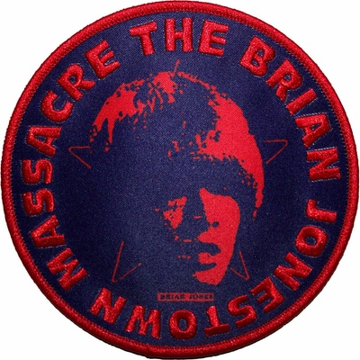 Nažehlovačka The Brian Jonestown Massacre - Circle Face Navy Blue