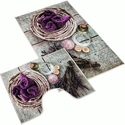 bellatex 3D TISK 850/035 levandule 60 x 100 60 x 50 cm – Zboží Dáma