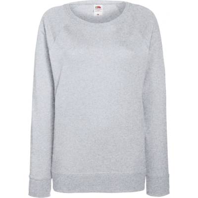 Fruit of the Loom COTT | FOL | Дамски суитшърт Lady-Fit LW Raglan, сив, XXL (16214661005)