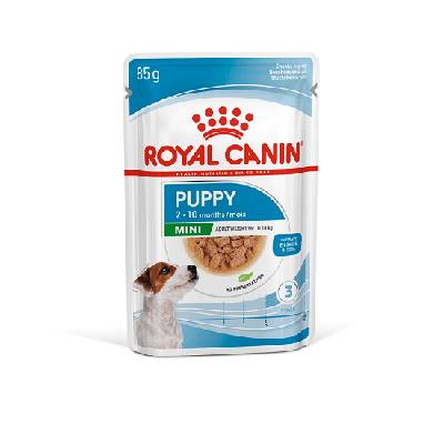 Mini Puppy Pouch - Пълноценна храна за подрастващи кучета от дребни породи