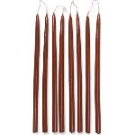 ferm LIVING Свещи Spike Slim ръждиво-кафяви 8 бр (1104266262)