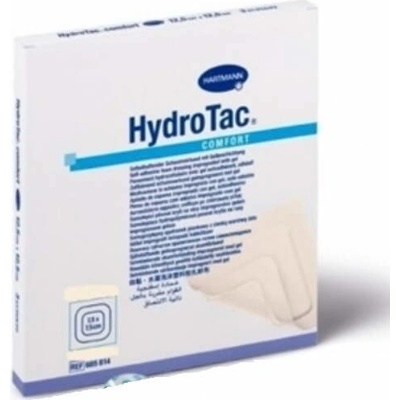 HydroTac Comfort krytie na rany penové hydropol. impregnované gélom samolepiace 8 x 8 cm 10 ks