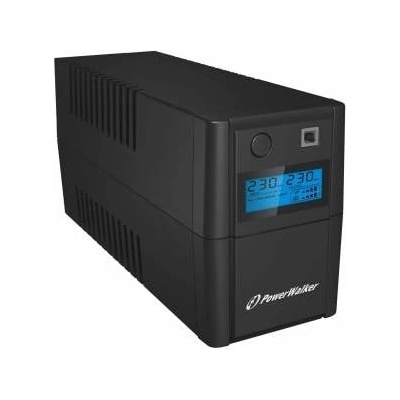 PowerWalker UPS със синусоидален изход, PowerWalker, 480 W, черен