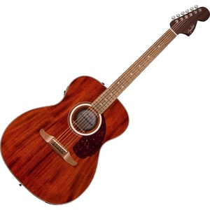 Fender California Deluxe Monterey E WN Natural Mahogany Електро-акустична китара Дреднаут