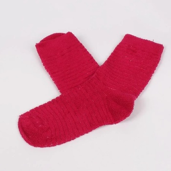 Image 1 of Детски меки чорапи в цвят бордо
