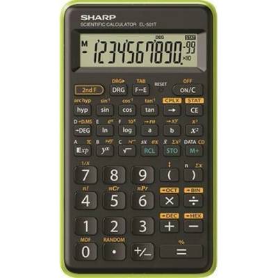 SHARP Kalkulačka vědecká EL-501TBWHL, zlatá, 146 funkcí, SHARP