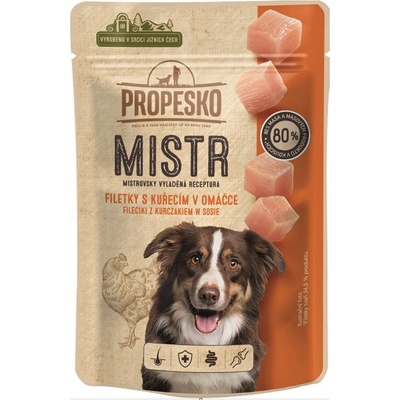 Propesco Mistr Adult kuřecí v omáčce 85 g