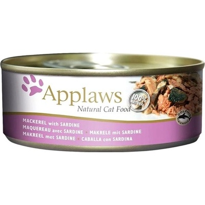 Applaws Cat makrela a sardinky 156 g
