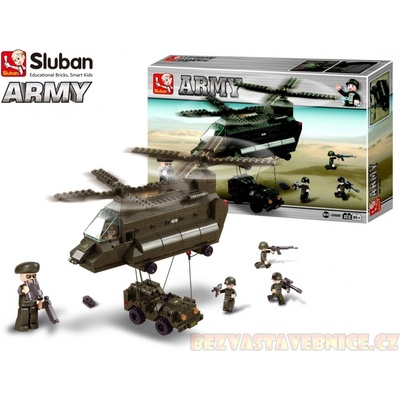 Sluban B6600 Army Přepravní vrtulník 370 ks