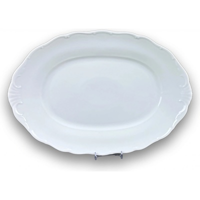Moritz Zdekauer porcelánová mísa bílá 22 x 32 cm