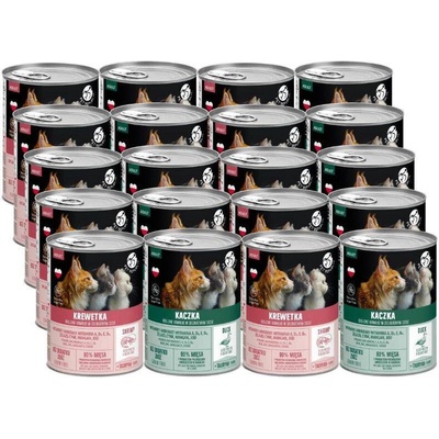 PetRepublic kúsky v omáčke s kačkou krevetami 20 x 400 g