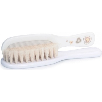 Canpol babies hřeben a kartáč přírodní měkký Newborn baby : chlapeček