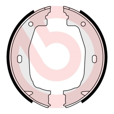 S 06 510 BREMBO Sada brzdových čelistí, parkovací brzda – Zboží Mobilmania