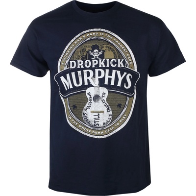 KINGS ROAD мъжка тениска Dropkick Murphys - (етикет за бира) - Navy - KINGS ROAD - 20206507