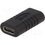 Goobay USB-C - USB-C F/F адаптер, черен 45401 (45401)
