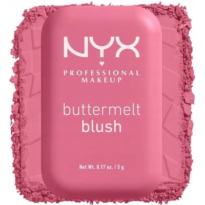 NYX Professional Makeup Buttermelt Blush púdrová lícenka 06 For the Butta 5 g