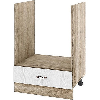 ИРИМ Долен кухненски шкаф за вградена фурна Сити АРФ-Бяло фладер-04-36 60 см